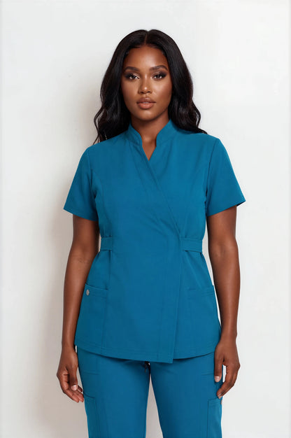 Wrap Scrub Top