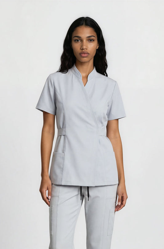 Wrap Scrub Top