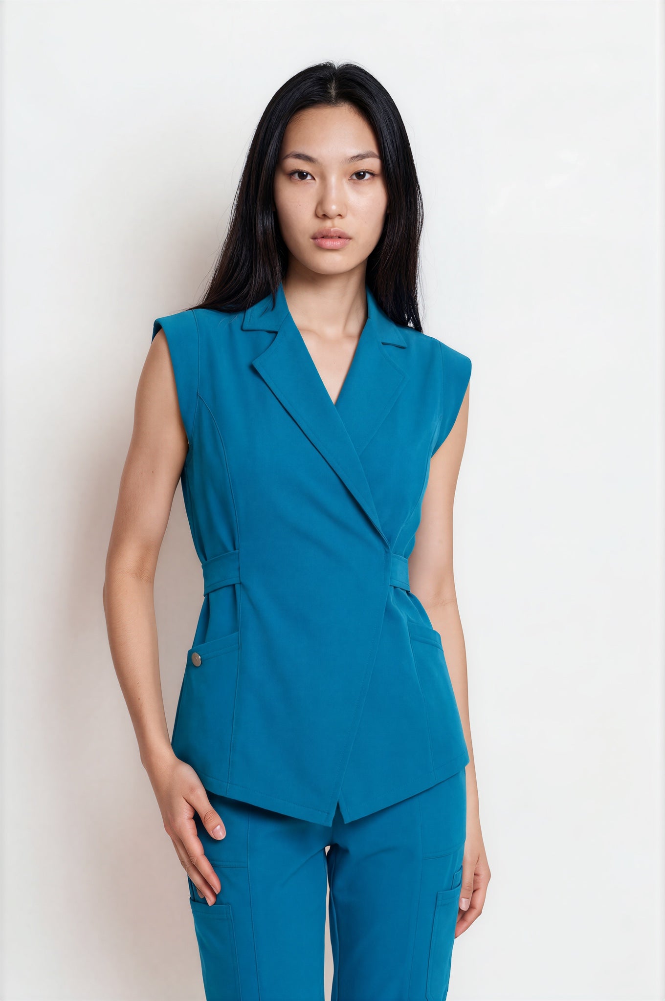 Tailored Scrub Top